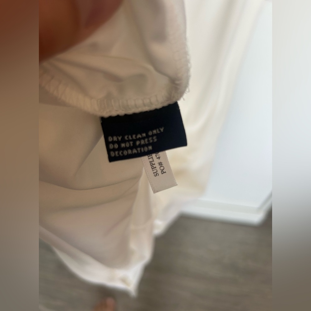 American Living Cream V-Neck Dress - Picture 5 of 6